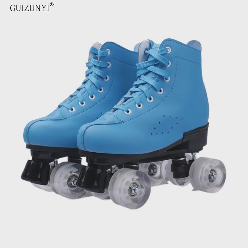 Blue leather + white wheel + bag delivery